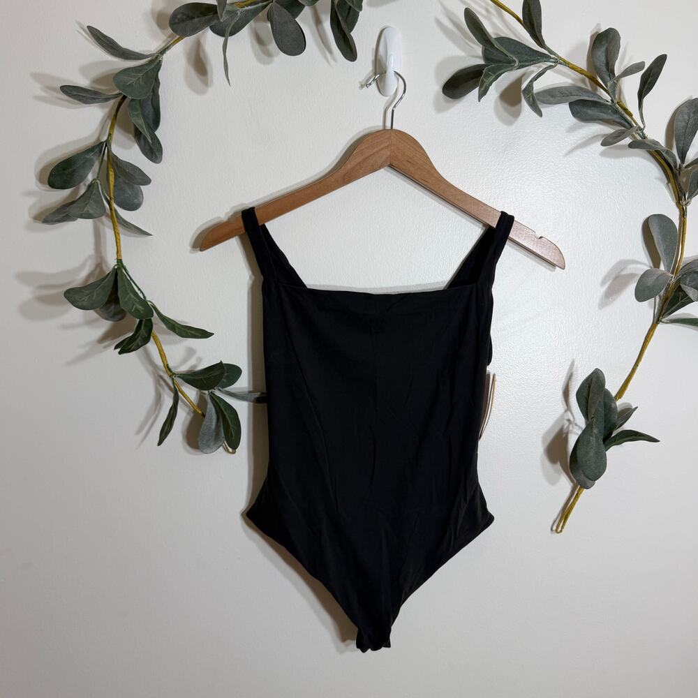 NWT SKIMS Black Tank Bodysuit